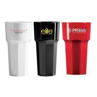 Buy cheap Tall Hiball Polycarbonate Plastic Tumbler Glasses 14oz Red Black White product
