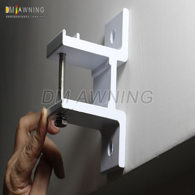 Awning Spare Parts and Components U Brackets, Aluminum Awning Wall Mount Brackets