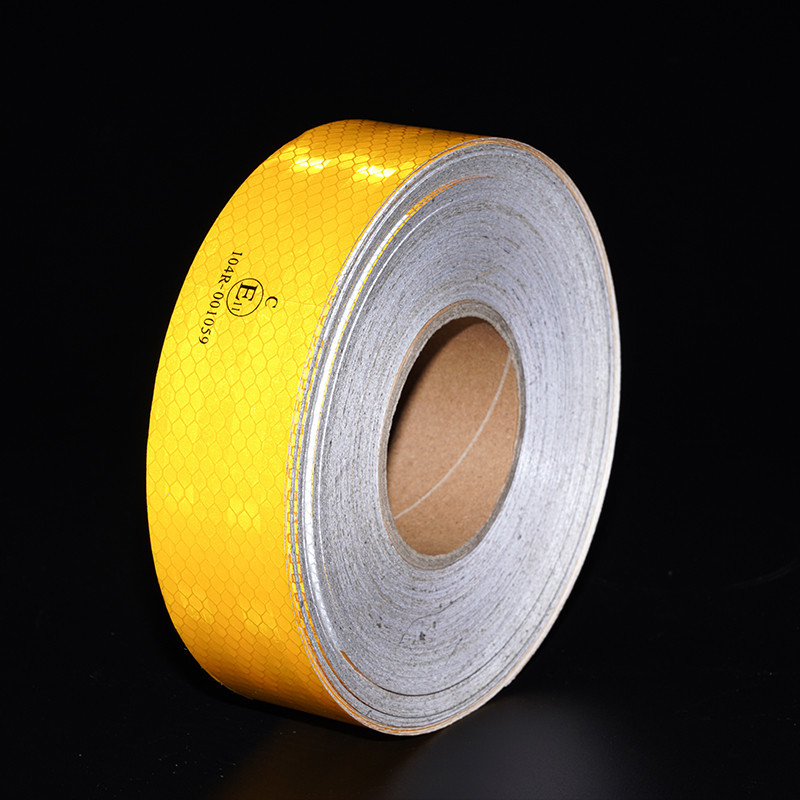 Micro Prismatic Reflective Sheets Sticker ECE 104R Reflective Tape For Road Safety