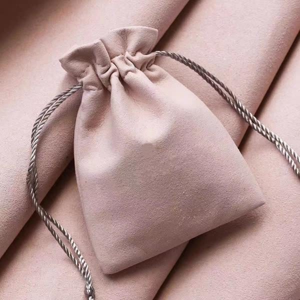 Buy cheap Earrings Ring Drawstring Jewelry Pouch Deboss Printed Jewellery Gift Pouch from wholesalers