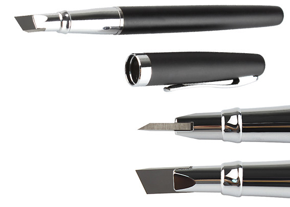 Pen Type Cleaver Optical Fiber Cutter Tungsten Steel For Bare Fiber Adapters
