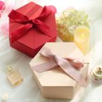 Hexagon Shaped Christmas Gift Box Packaging With Lids