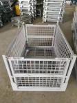 Buy cheap High quality industrial collapsible storage stacking galvanized euro metal steel from wholesalers