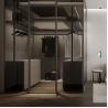 Buy cheap Bedroom Glass Door Wardrobes Particle Board Aluminum Frame Closet from wholesalers