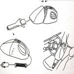 DC12V Portable Car Vacuum Cleaner With Extension Tool