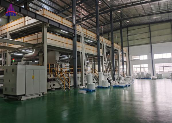 Buy cheap SSS Spunbond Nonwoven Fabric Machine Breathable Skin Friendly 1600mm from wholesalers