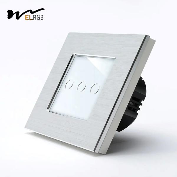 Buy cheap 250V Wifi Wall Light Switch LED Light Spare Parts 3 Gang Smart Light Switch from wholesalers