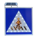Buy cheap 1000 Meters Solar Pedestrian Crossing Sign from wholesalers