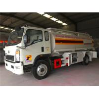 Buy cheap 10000L Fuel Dispenser Truck 10cbm Carbon Steel Oil Tanker Truck HOWO product