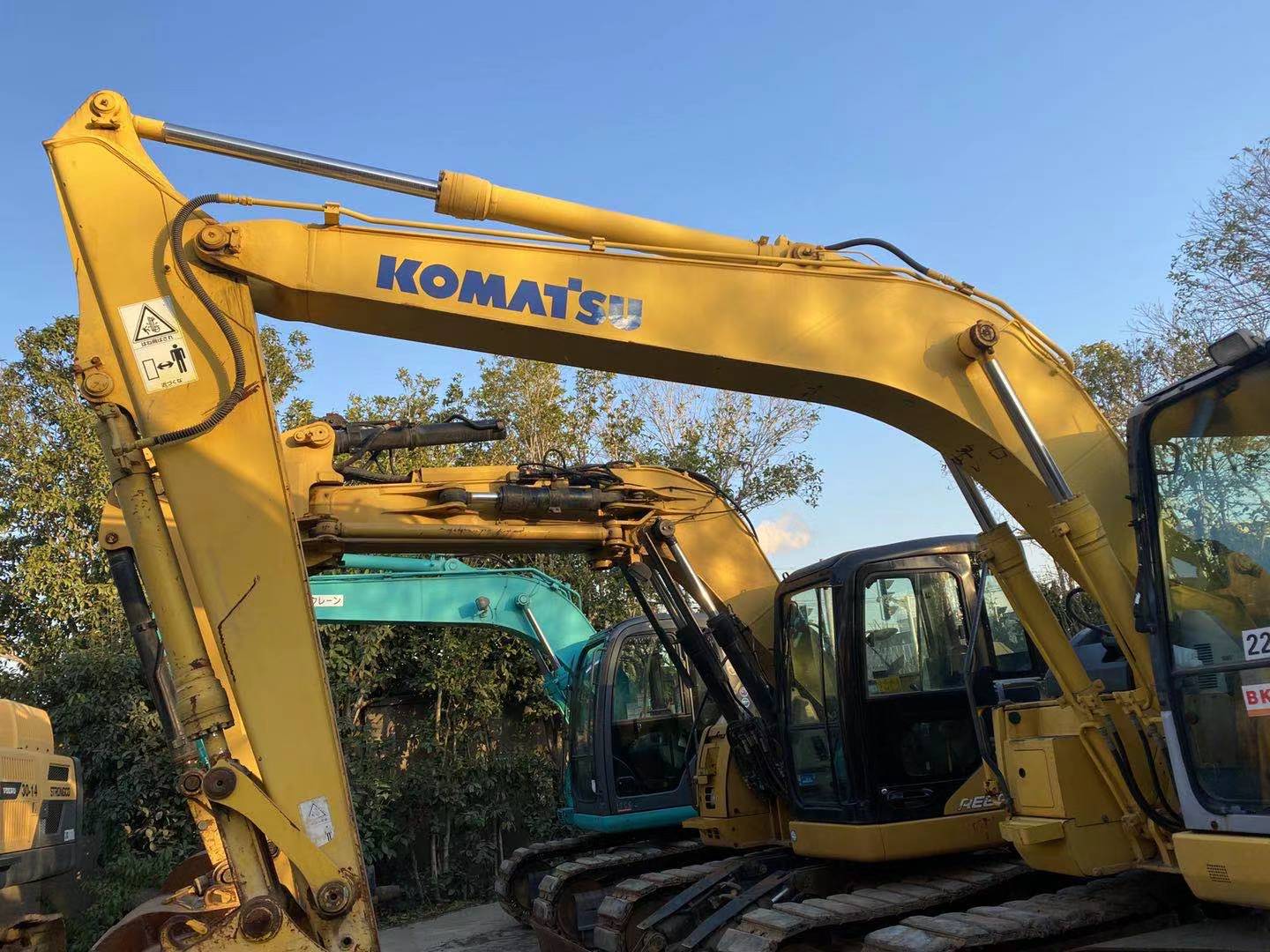 Komatsu PC 128 Pc138 digger excavator machine Komatsu Excavator
