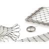Buy cheap 1.2mm Diamond Metal Mesh / 316L Rope Mesh Green Wall 200mm from wholesalers