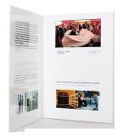 fastivel / business gift lcd video brochure card with USB cable , Flip book -