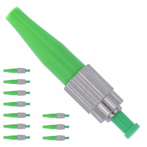 Buy cheap Single Mode Fiber Optic Quick Connector Simplex APC 0.9mm Ceramic Ferrule from wholesalers
