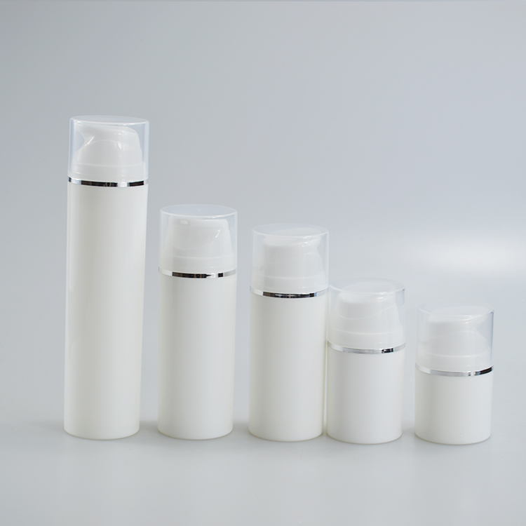 Customized Color 30ml 50ml 100ml 120ml 200ml Airless Lotion Pump Bottle with PP Cap
