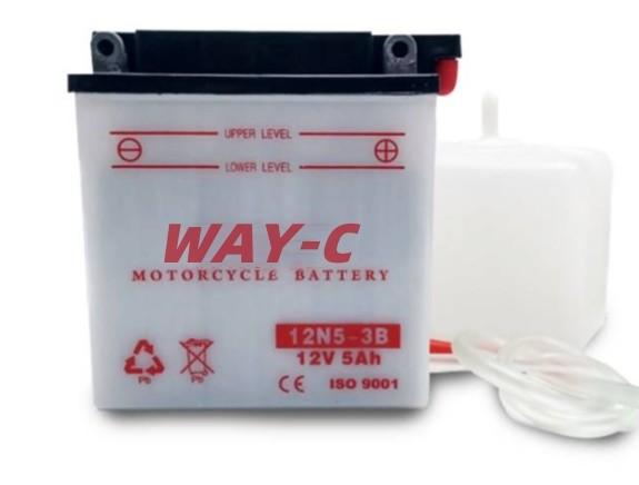 Buy cheap 12N5-3B Motorcylcle Battery Acid Battery Charger Motobike Battery 12V from wholesalers