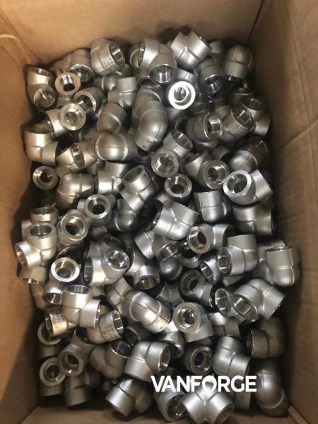 Buy cheap High Hardness Forged Stainless Steel Socket Weld Elbow 45 Degree PMI Tested from wholesalers