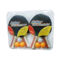 Buy cheap Indoor Personalized Ping Pong Balls , 5mm Plywood Table Tennis Paddles With product