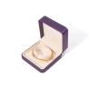 Buy cheap High Quality Jewellery Packaging Box Custom Luxury Big Jewelry Set Box Necklace Bracelet Earrings Ring Packaging Handmade Square Purple Leather from wholesalers