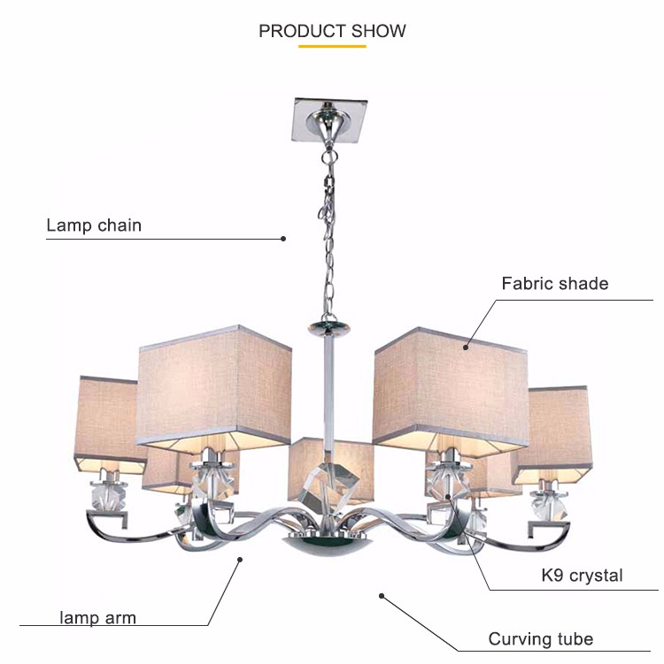 Best modern chandeliers for indoor home hotel lighting (WH-MI-22)