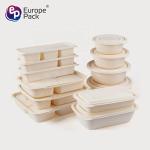 Heat-resistant biodegradable food sandwich salad takeaway lunch box bento