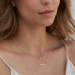 26mm 18K Gold Plated Necklace MAMA Heart Necklace For Ladies' Day