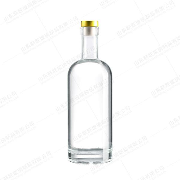 Buy cheap 200ml 375ml 500ml 700ml 750ml 1000ml Oslo Liquor Gin Whisky Glass Vodka Spirit Bottle from wholesalers