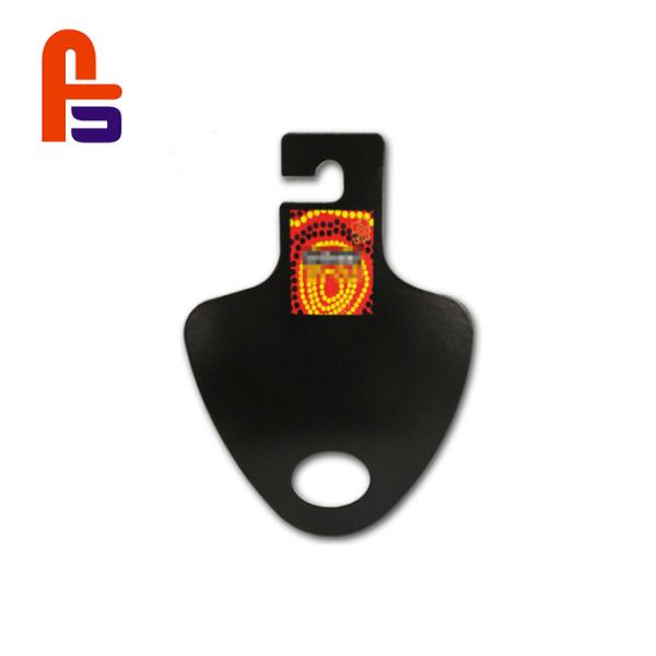 Buy cheap Black Color OEM / ODM Logo Printed Light Weight Custom Cardboard Hangers from wholesalers