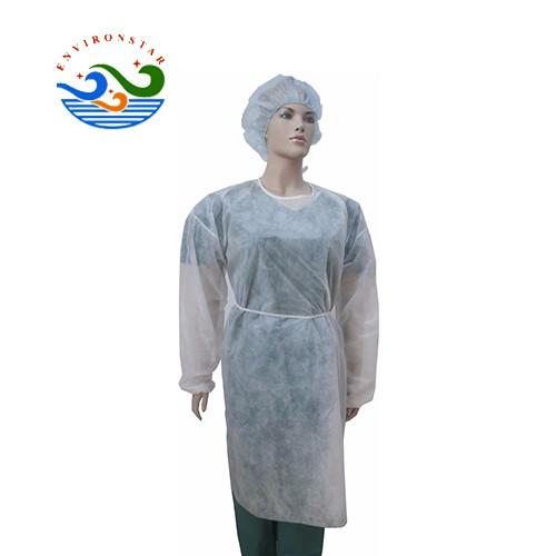 Buy cheap High quality disposable surgical isolation gown nonwoven PP with PE film from wholesalers