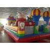 Buy cheap Funny PVC Inflatable Sports Games , Red Indoor Inflatable Playground For Family from wholesalers