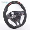 Buy cheap VW Leather Golf Mk8 Steering Wheel Carbon Fiber Matte Black from wholesalers