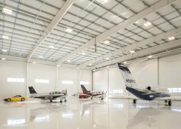Buy cheap Custom Color Modular Airport Hangar Construction Kit Airplane In Hangar Snowproof from wholesalers