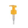 Buy cheap Yellow Left Right Lock Pump 28/410 PP Plastic Lotion Pump Dispenser Customizable from wholesalers