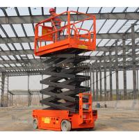Buy cheap Lightweight Self Propelled Scissor Lift 10m Industrial Electric Scaffold Lift product