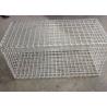 Buy cheap 2.7mm Galvanized Steel Wire Retaining Wall Gabion Baskets Zinc Coating from wholesalers