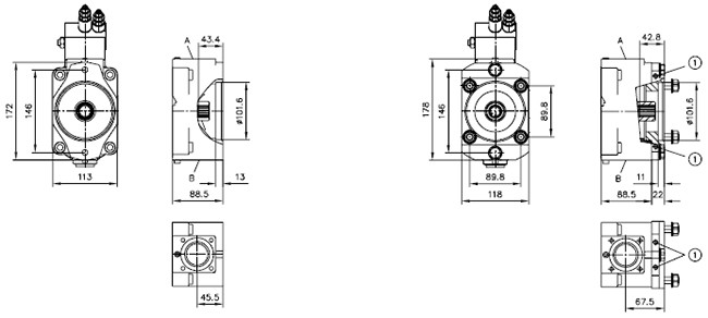 Portable Hydraulic Power Unit , Variable Displacement Axial Piston Pump Type V60N