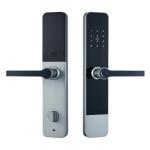 Digital Smart Apartment Door Lock Zinc Alloy Passcode IC Card NFC Unlock