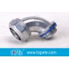 Buy cheap Blue / Yellow Zinc Die Cast Flexible Liquid Tight Conduit Connector Fittings 90 Degree from wholesalers