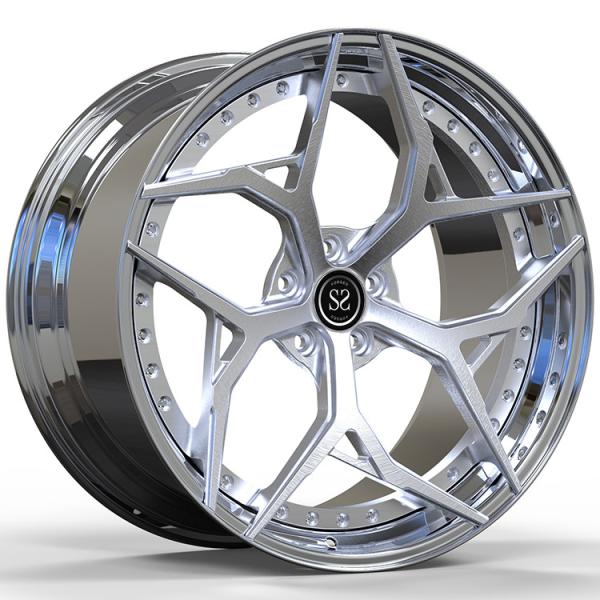 Buy cheap 8.5Jx21 2PC Aluminum Alloy Rims Wheels ET25 10Jx21 ET41 For BMW 730 740 750 M760 from wholesalers