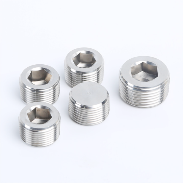 Plain Finish Hexagon Socket Pipe Plugs DIN906 for Building and Construction Projects