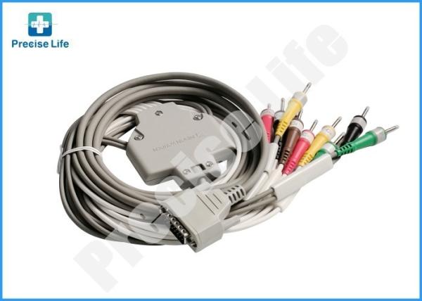 Buy cheap Nihon Kohden BJ-961D ECG Patient Cable IEC Color Code 3.0DIN 10 Leads TPU Cable 3.6m from wholesalers