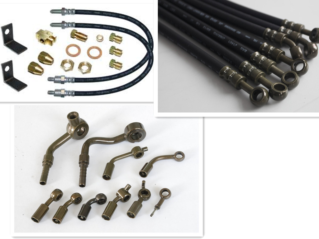 hot sale DOT SAE J1401 certificated hydraulic brake hose 1/8 hl with fittings
