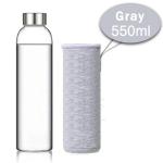 550ml Juice Glass Drinking Bottles With Protection Sleeve