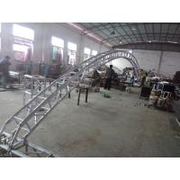 Buy cheap Black 300*300*12m Length Arch Spigot Connection Aluminum Stage Truss Strong product