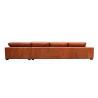 Buy cheap Vintage Genuine Brown Leather Sectional Sofa Couches With Wooden Legs from wholesalers