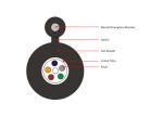 Factory price GYXTC8S figure 8 Outdoor Fiber Optic Cable with steel wire member
