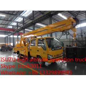 Buy cheap best price ISUZU 16m overhead working truck for sale, best priceJapan brand 14m-16m hydraulic bucket truck for sale from wholesalers