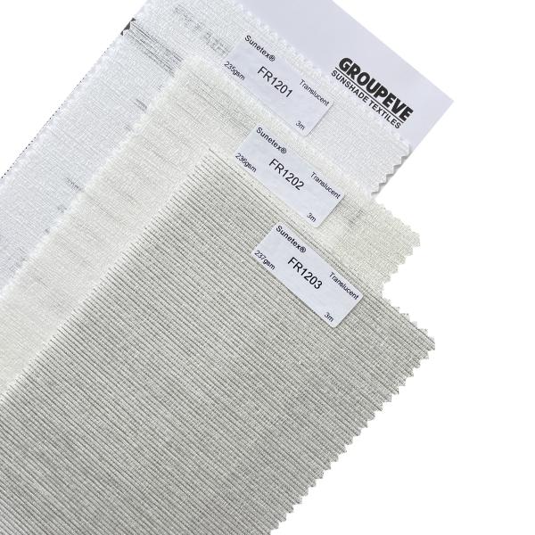Buy cheap Plain Blackout Fire Retardant Roller Blind Fabrics For Window Treatment from wholesalers