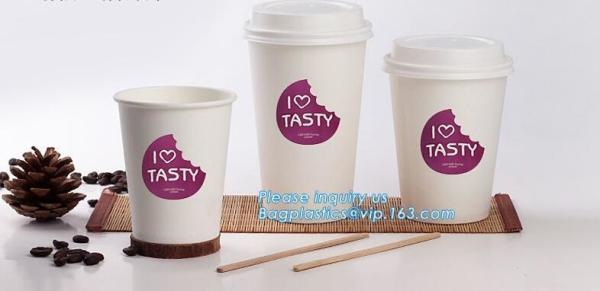 Wholesale Customized hot drink printed single wall paper cup blank price