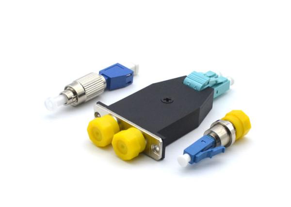 DWDM 1260 - 1600 nm Fiber Optic Attenuator FC - LC Male Fixed Optical Fiber