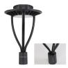 Buy cheap 120w Round Garden Lights 100lm/W Black Color For Community Park Yard from wholesalers
